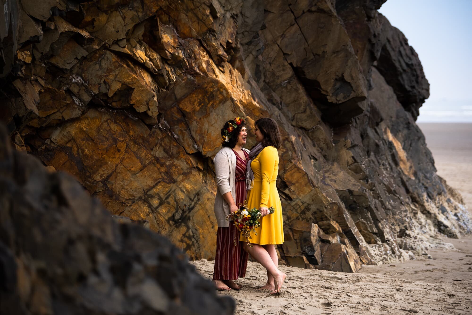 Elopement at Hug Point State Park