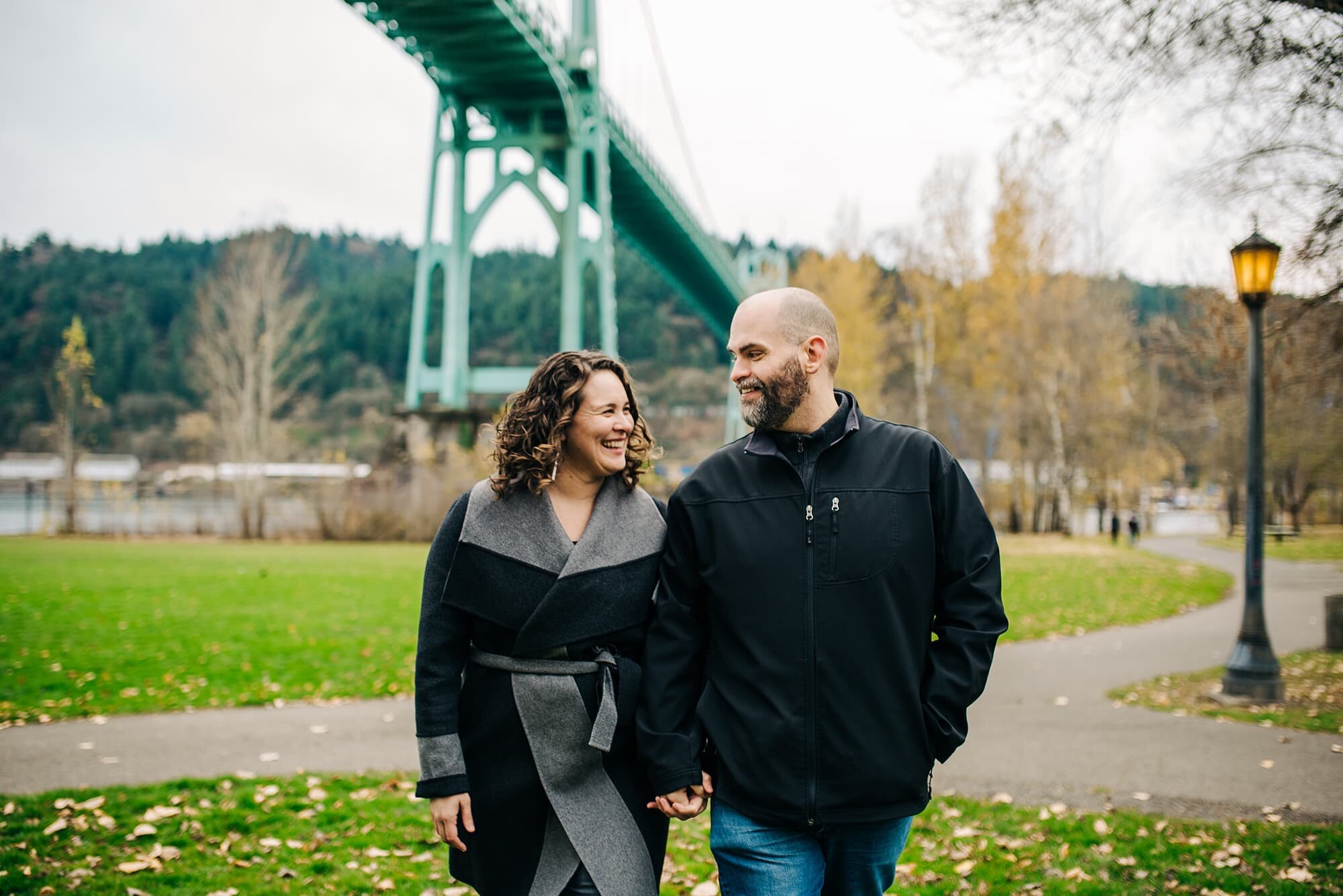 Cathedral Park Engagement Photos