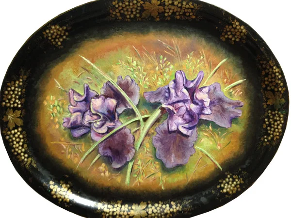 Dark Purple Irises