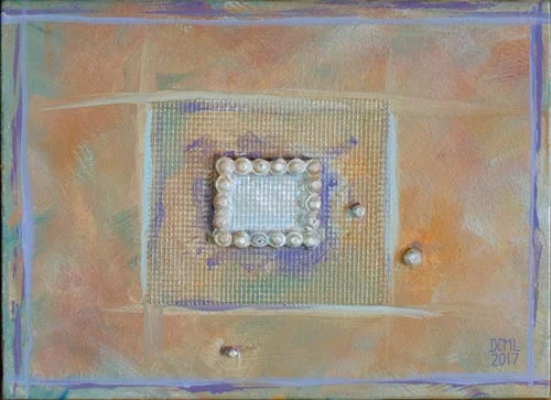 Screen Shot Upcycled Mini Jewel Painting