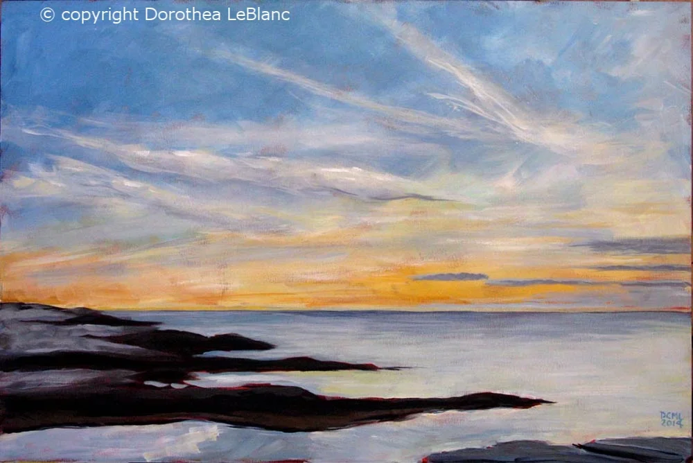 Peggy's Cove Evening - donated for a good cause