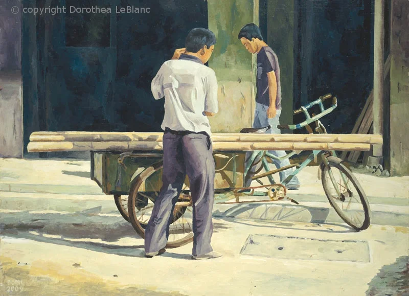 Chinese Tricycle with Bambo