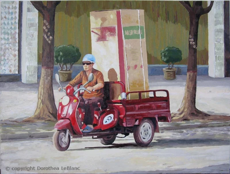 Motorized Tricycle with Box