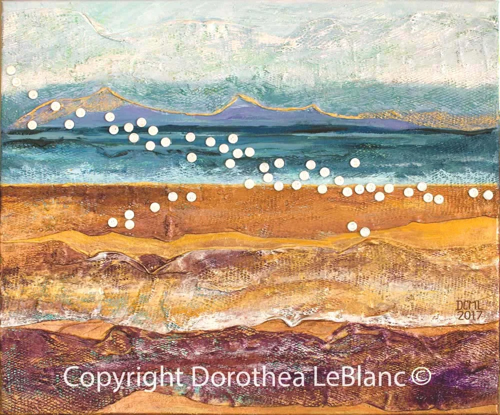 Button Bird Landscape