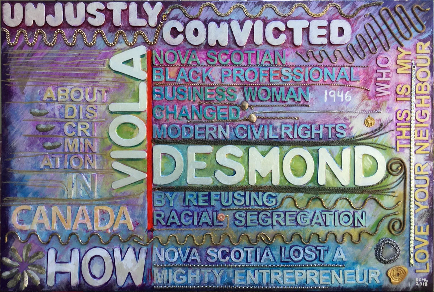 Viola Desmond Memorial (24 x 36 inches)