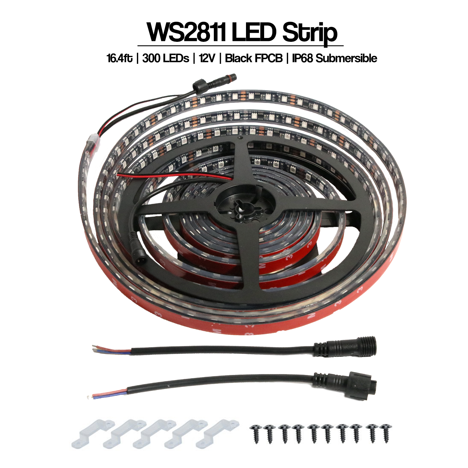 16 5ft Ws2811 Addressable Led Strip Famousmods Led Lighting