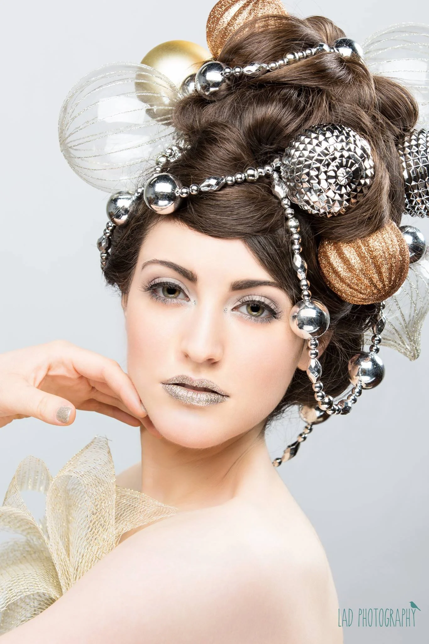 Holiday Concept/Fashion Shoot Hair: Alisha Salisbury; Makeup: Hanna Jalbert; Photographer: Lauren DelVecchio; Copyright 2016 LAD Photography ; All Rights Reserved