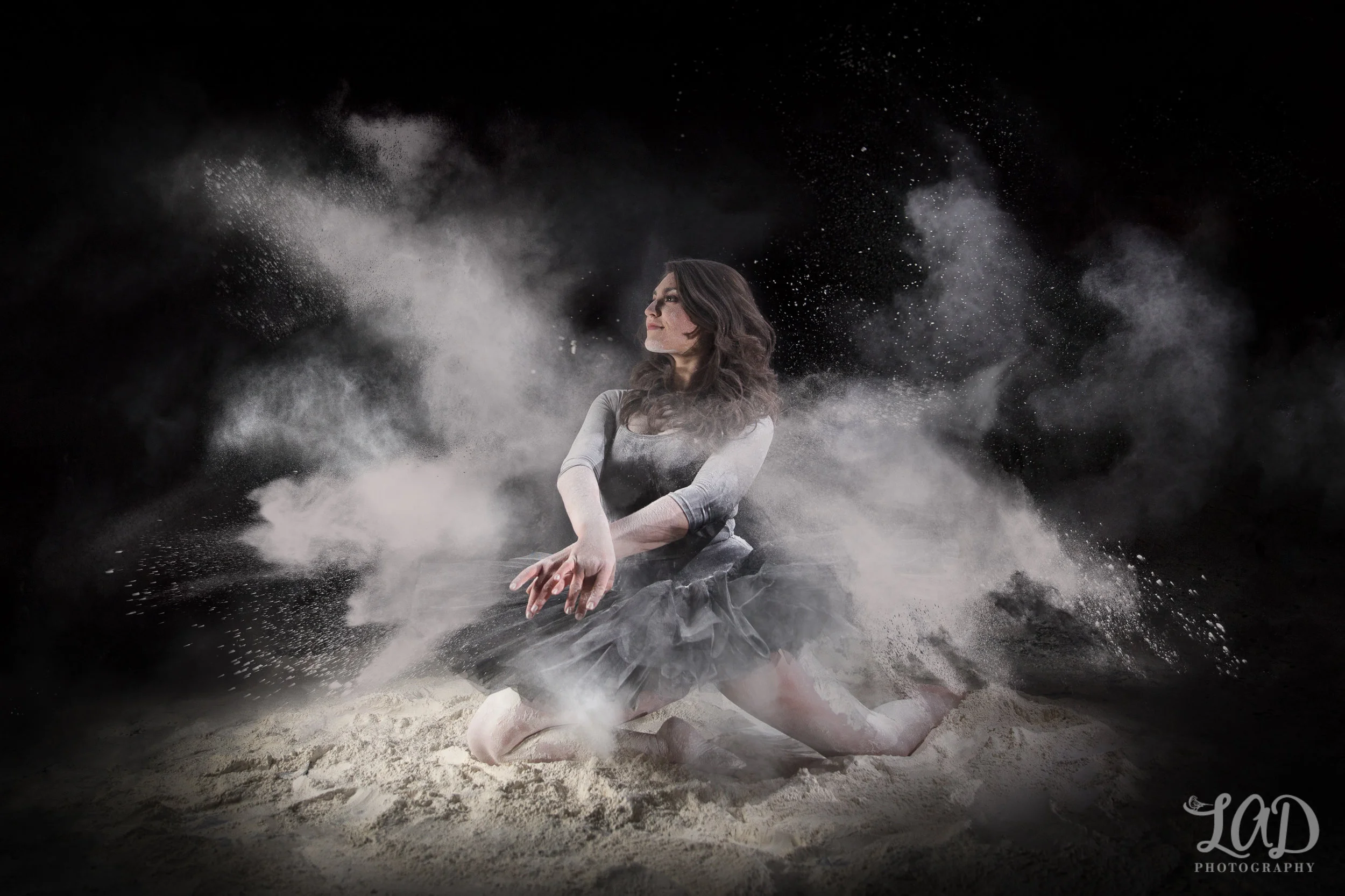 Dancing in Flour Concept Shoot Photographer: Lauren DelVecchio; Copyright 2016 LAD Photography ; All Rights Reserved