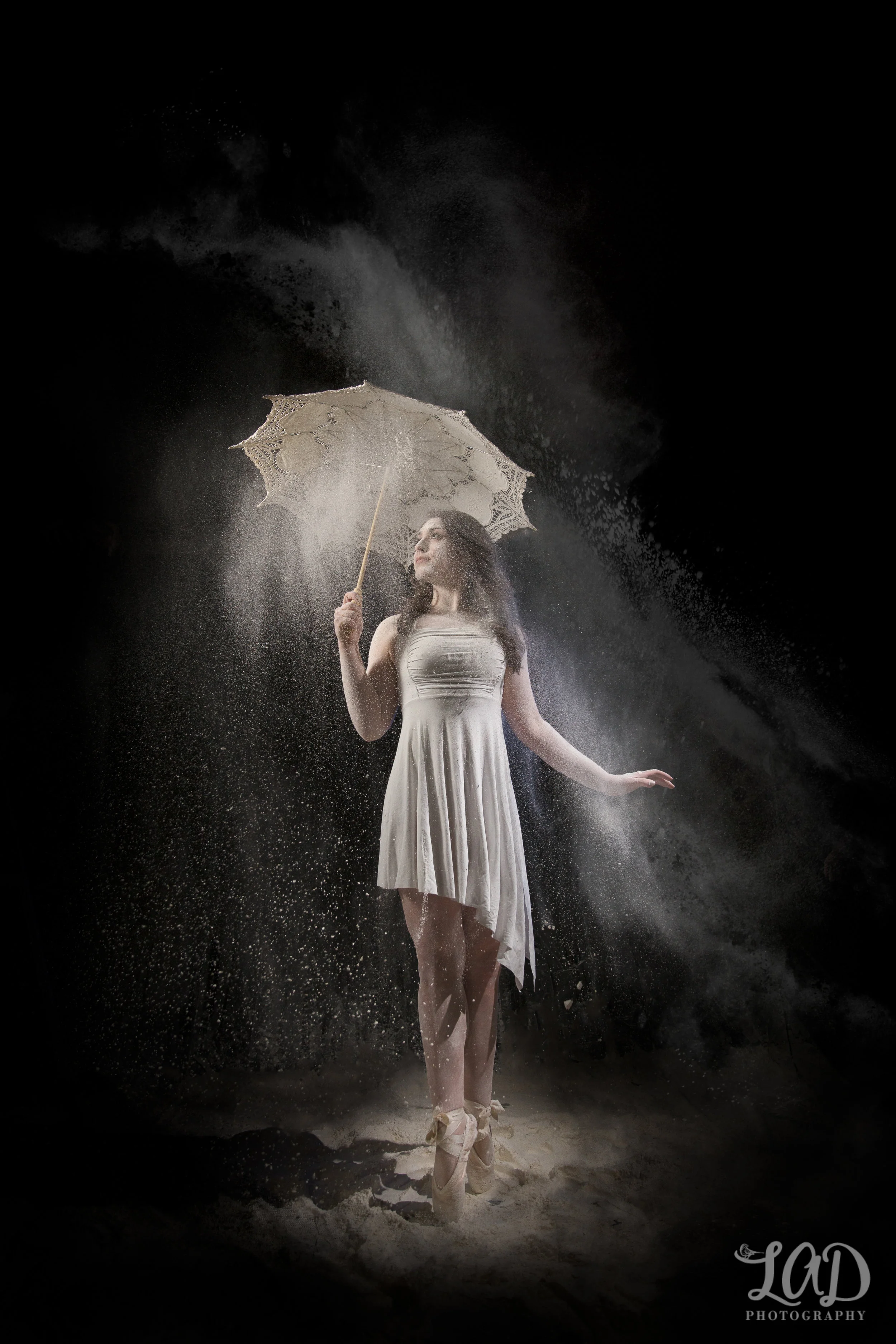 Dancing in Flour Concept Shoot Photographer: Lauren DelVecchio; Copyright 2016 LAD Photography ; All Rights Reserved