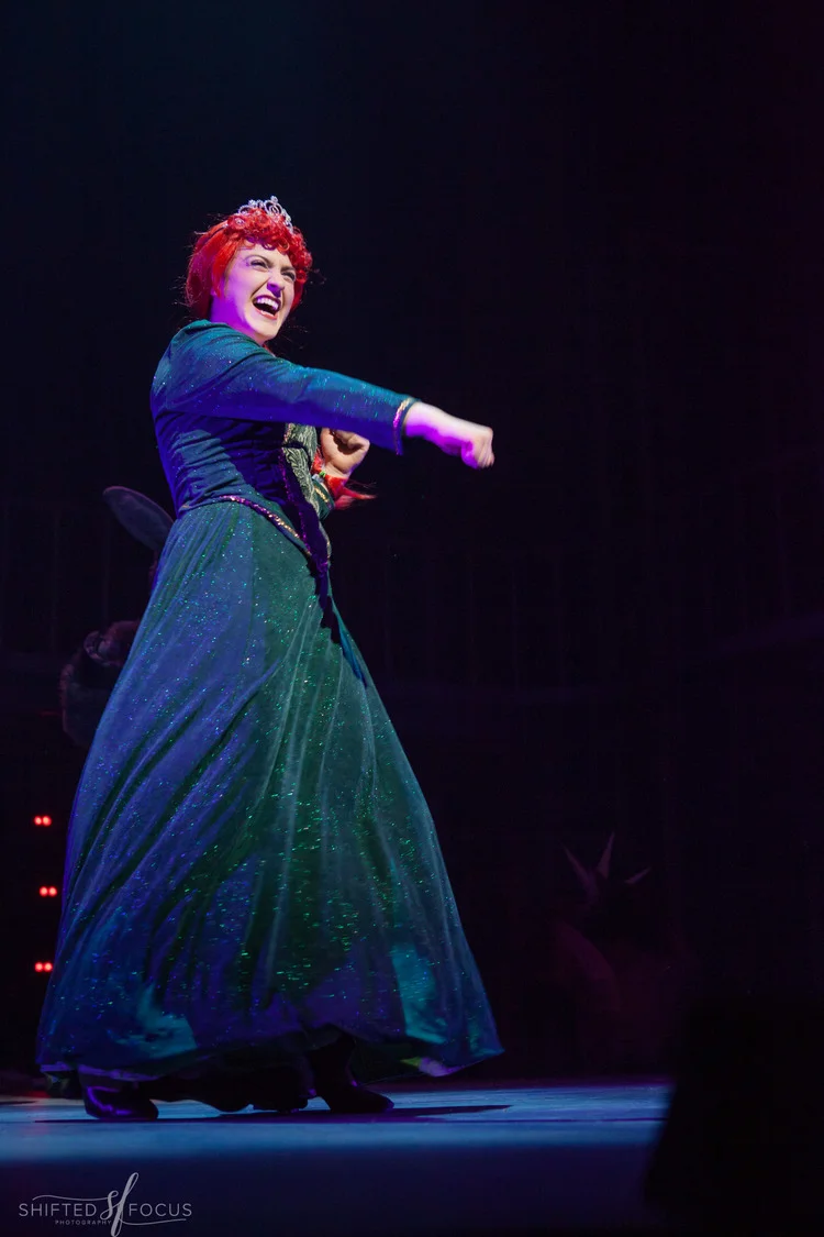 Michaela as “Fiona” in SHREK @ THE FULTON THEATRE (2016). Photos by Shifted Focus, courtesy of The Fulton.