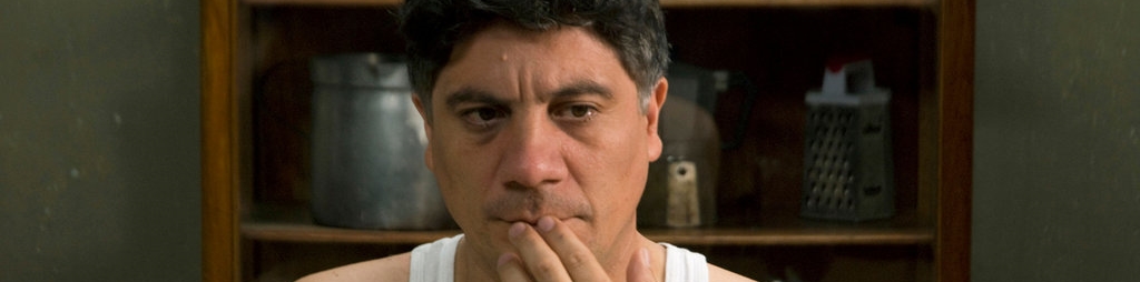 Saturday, January 21, 2012, 6:30pm OCTUBRE Winner – Best Feature Film (Daniel and Diego Vega, Peru, 2010, 83 min.) Clemente, a moneylender of few words, is a new hope for Sofía, his single neighbor, devoted to the October worship of Our Lord of the Miracles. They're brought together over a newborn baby, fruit of Clemente's relationship with a prostitute who's nowhere to be found. While Clemente is looking for the girl's mother, Sofía cares for the baby and looks after the moneylender's house. With the arrival of these beings in his life, Clemente has the opportunity to reconsider his emotional relations with people. Octubre, the first feature film from Peruvian brothers Daniel and Diego Vega, is a deadpan dark comedy incorporating influences ranging from Jim Jarmush and Aki Kaurismaki to Robert Bresson, and winner of the Jury Prize at Cannes Film Festival-Un Certain Regard. A New Yorker Films release.