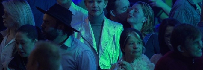 MUSIC FOR WHEN THE LIGHTS GO OUT ( Música para Quando as Luzes se Apagam , Ismael Caneppele, Brazil, 2017, 70 min. In Portuguese with English subtitles) Buy tickets This coming-of-age LGBTQ romance restages its young protagonist’s coming out and transformation with the moral support from a professional actress. This charismatic hybrid explores the possibilities of an intimate digital camera, and mixes real-life situations and persons with fictional elements. Winner of the Art Doc award at Sheffield Doc/Fest. Preceded by TERREMOTO SANTO (Bárbara Wagner and Benjamin de Búrca, Brazil, 2017, 20 min.). Combining observation and performance, Wagner and de Búrca draw upon the oral richness as well as the eerie social contradictions of the Evangelical musical. Their work has been exhibited in numerous shows in and outside Brazil, and nominated for the country’s main art prize, Prêmio Pipa. Saturday, July 28, 2pm
