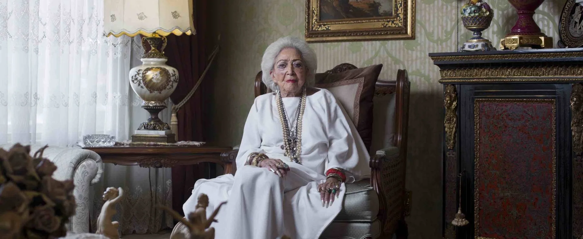 MAMACITA (José Pablo Estrada Torrescano, Mexico/Germany, 2018, 75 min. In Spanish with English subtitles) New York Premiere / Buy Tickets An eccentric Mexican beauty tycoon invites her estranged grandson to make a film celebrating her rags-to-riches success story. But when the young filmmaker arrives at the extravagant castle-like compound that his 95-year old Mamacita calls home, he finds a story that is much darker, and much richer, than he imagined. Sunday, October 21, 5:30pm