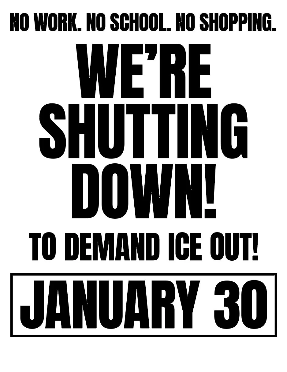 Cinema Tropical joins the National Shutdown on Friday, January 30 as a nonviolent act of resistance and collective power. Our office will be closed, and we will not post on social media. This moment is about disrupting the status quo to demand transp