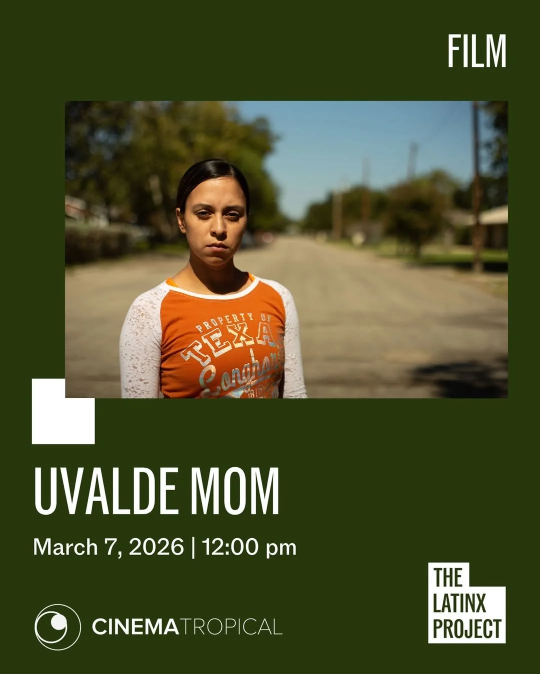 Join us for the 3rd edition of our Latinx Film Showcase&mdash;a one-day celebration of the remarkable work of U.S. Latinx filmmakers, presented by the Latinx Project at NYU and Cinema Tropical.

The three selected films competed for Best U.S. Latinx 