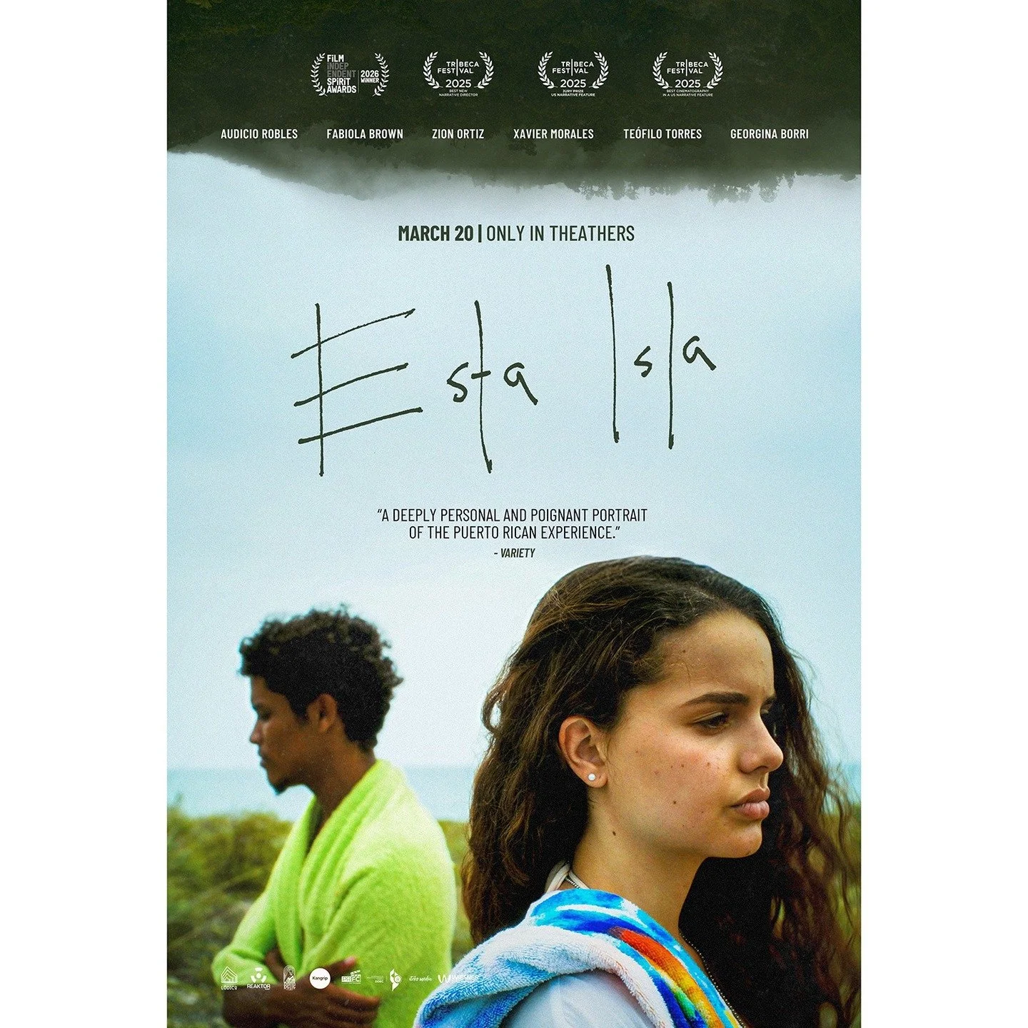 &ldquo;Sublime&rdquo; (High on Films), &ldquo;a welcome showcase of Puerto Rican cinema&rdquo; (Film-Forward).

Multi-award-winning ESTA ISLA, the first-ever Puerto Rican film to win an Independent Spirit Award, opens today at Cin&eacute;polis Coconu