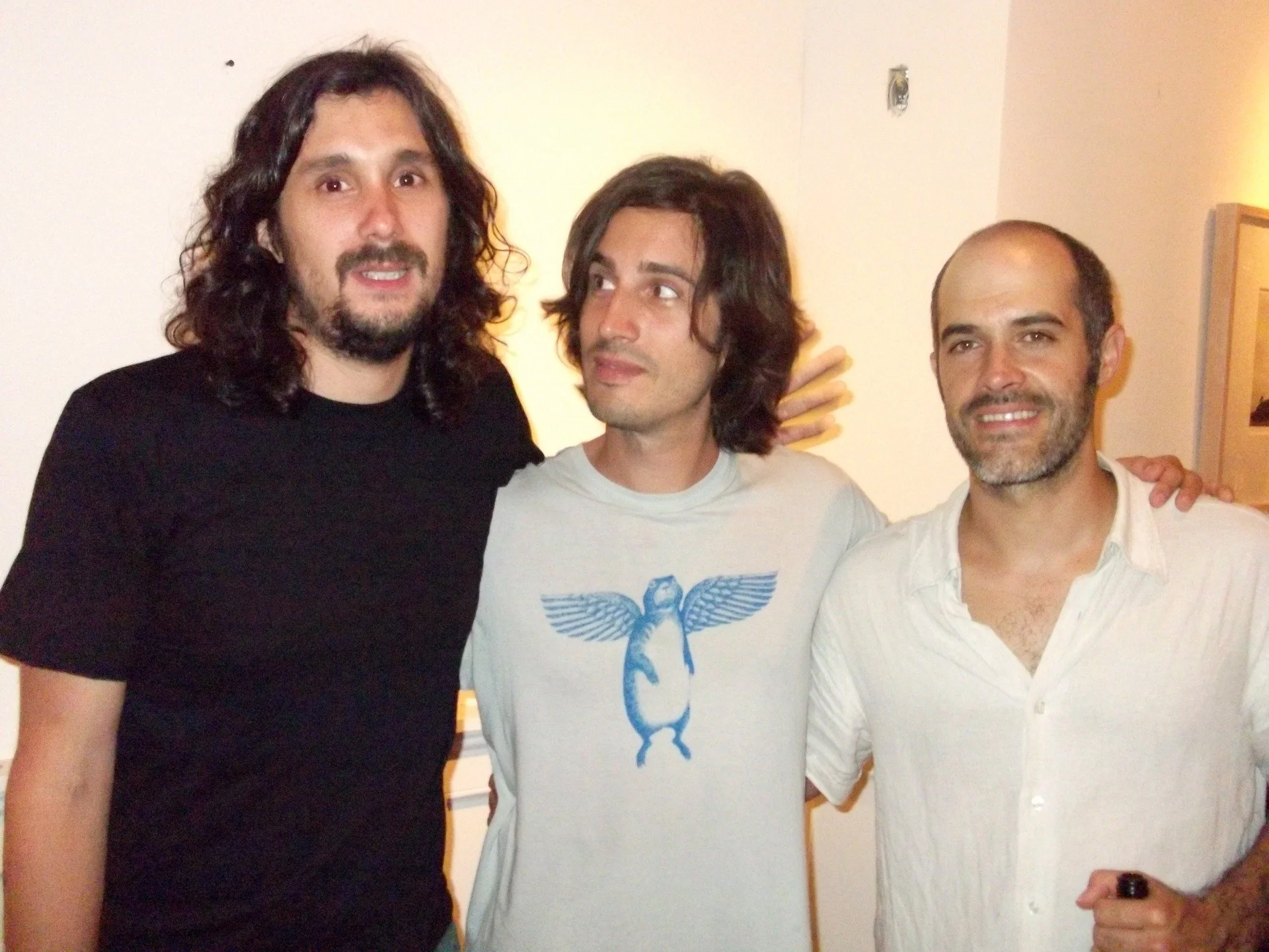 Cinema Tropical at 25: Cocktail Tropical &mdash; Flaherty Film Seminar

Argentine director Lisandro Alonso (left) with Mexican directors Pedro Gonz&aacute;lez Rubio and the late Eugenio Polgovsky at a special Cocktail Tropical for the Flaherty Film S