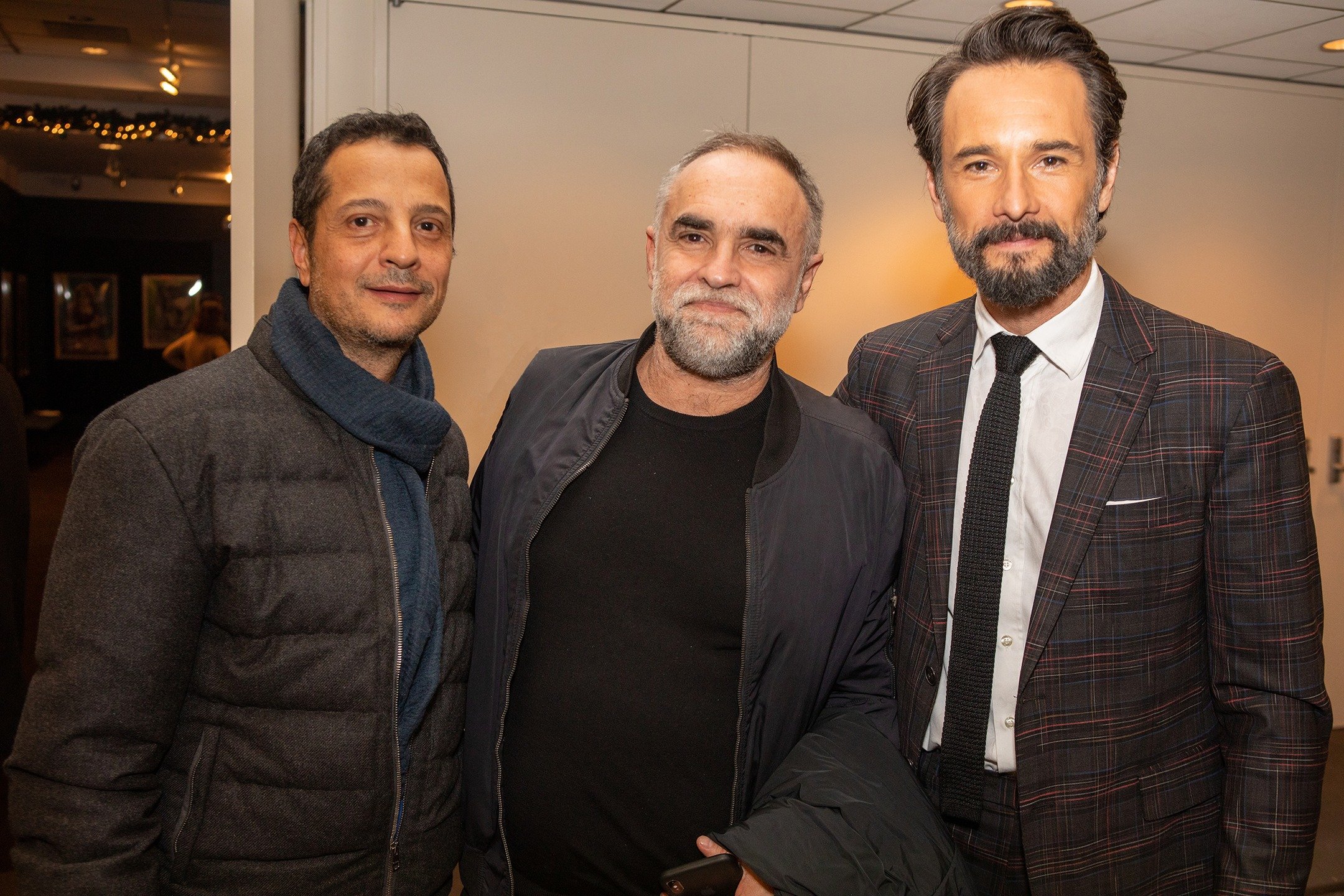 Cinema Tropical at 25:
Veredas &mdash; THE INVISIBLE LIFE

Director Karim A&iuml;nouz (center) at the New York premiere of THE INVISIBLE LIFE, with actor Rodrigo Santoro (left) and screenwriter Mauricio Zacharias. 

Part of our series "Veredas: 