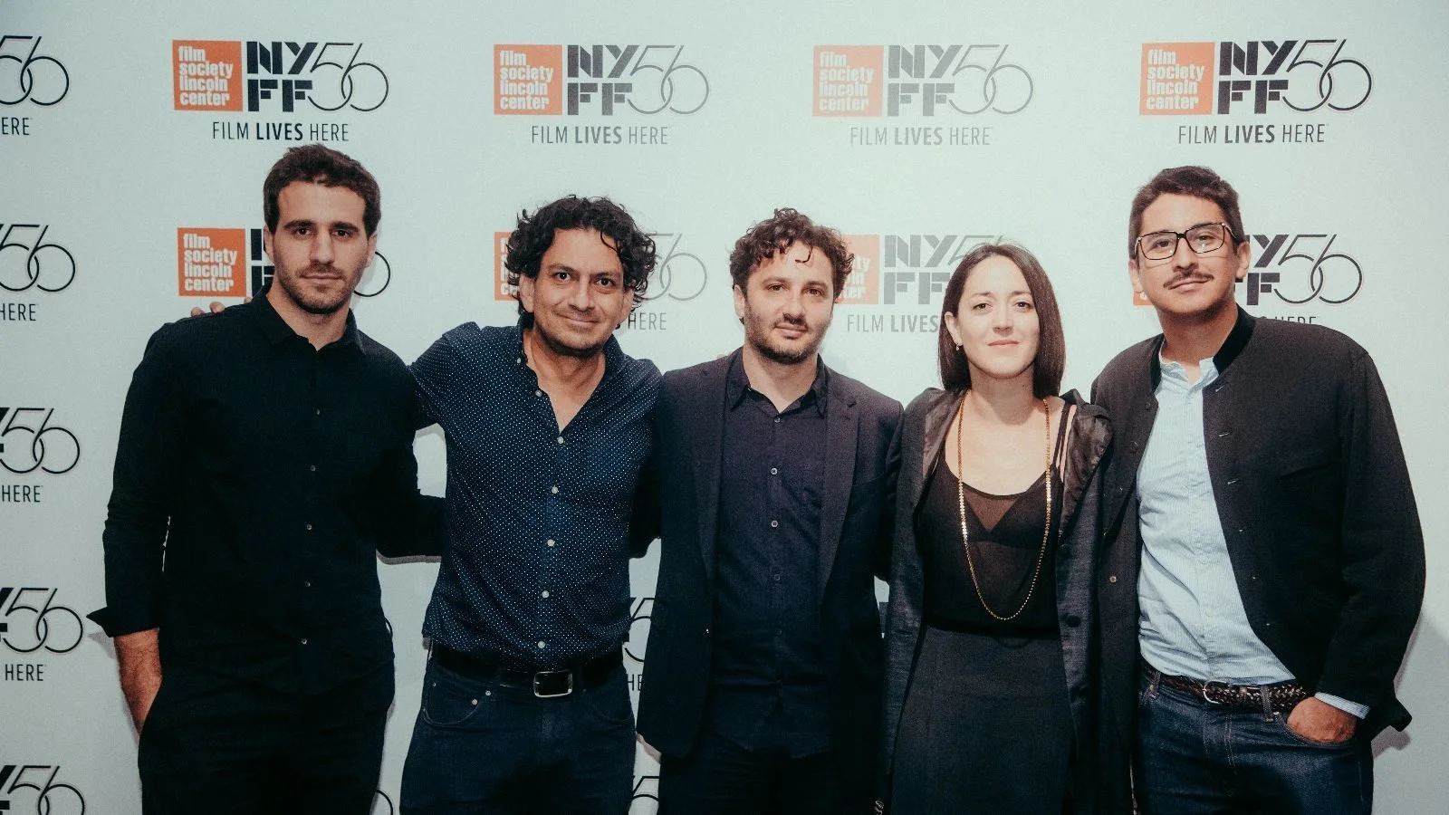 Cinema Tropical at 25: 
Cocktail Tropical &mdash; 56th New York Film Festival

(From left to right) Producer Benjam&iacute;n Domenech, Cinema Tropical's Carlos A. Guti&eacute;rrez, and directors Gast&oacute;n Solnicki, Dominga Sotomayor, and Omar Z&u