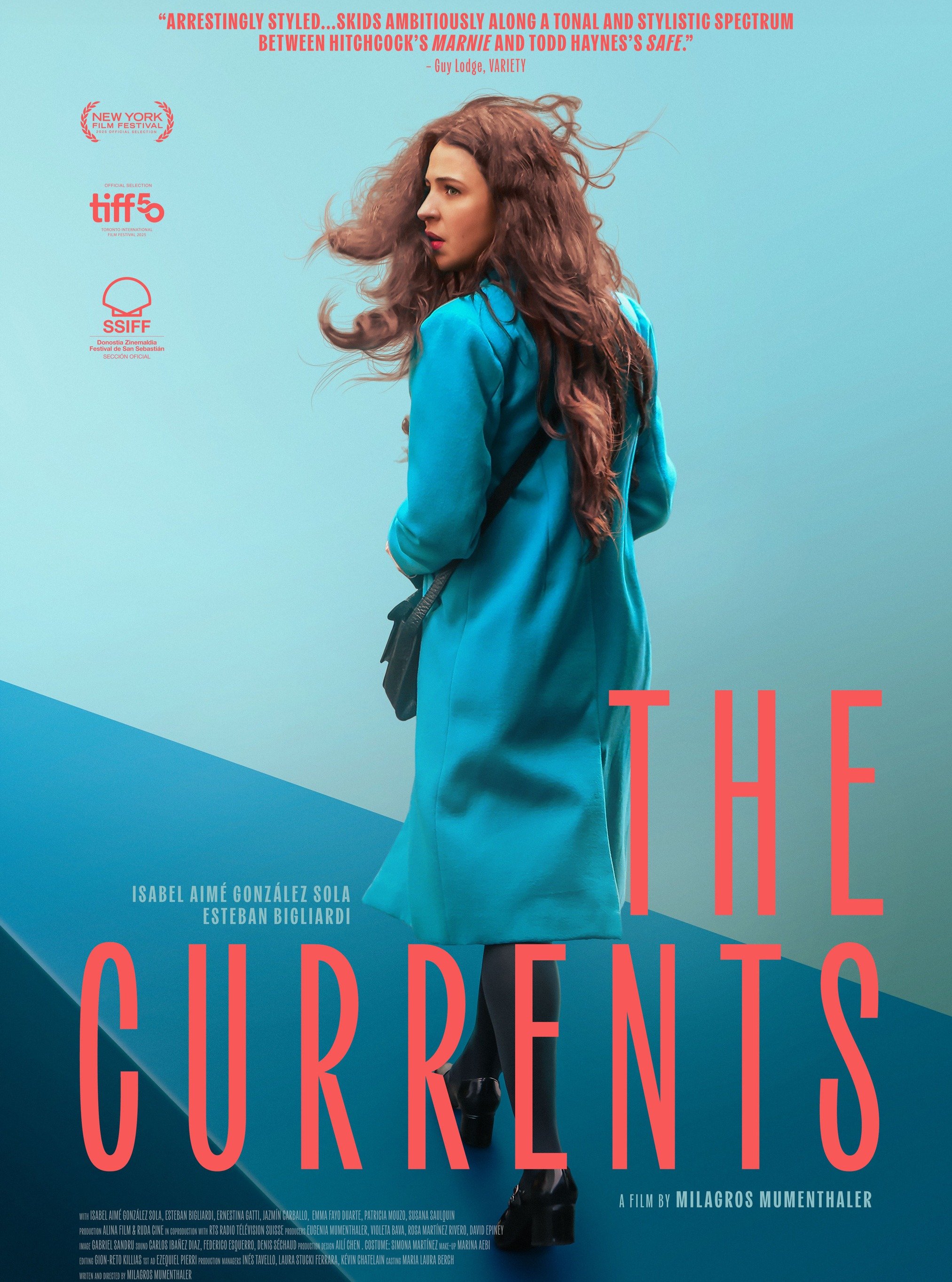 Milagros Mumenthaler&rsquo;s hypnotic psychological mystery THE CURRENTS / LAS CORRIENTES starring Isabel Aim&eacute; Gonz&aacute;lez-Sola and Esteban Bigliardi, opens Friday May 29 at Film at Lincoln Center, followed by the Laemmle Royal in Los Ange