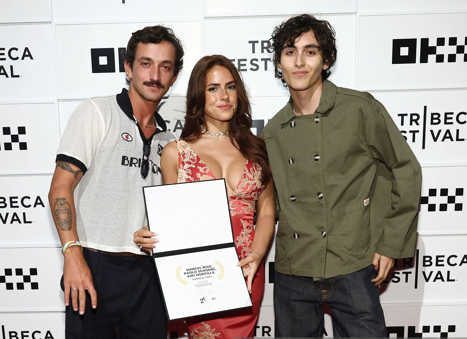 Puerto Rican cinema continues its remarkable run at #Tribeca 🇵🇷! 

SUMMER OF THREE by Carlitos Ruiz-Ruiz, won two major prizes in the U.S. Narrative Competition: the Performance Award&mdash;for actors Marcel Ruiz, Paolo Schoene, and Kiki Montilla (