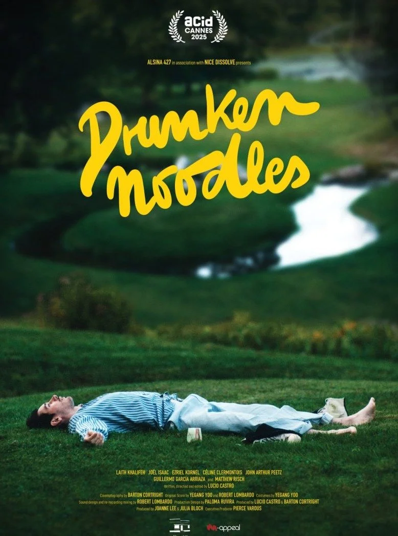 "Sultry... Hypnotic. Undoubtably beautiful." (The Film Stage).

DRUNKEN NOODLES, the latest film by Argentine director Lucio Castro opens this Friday at the IFC Center in New York City, followed by other U.S. cities.

A New York Film Festiv