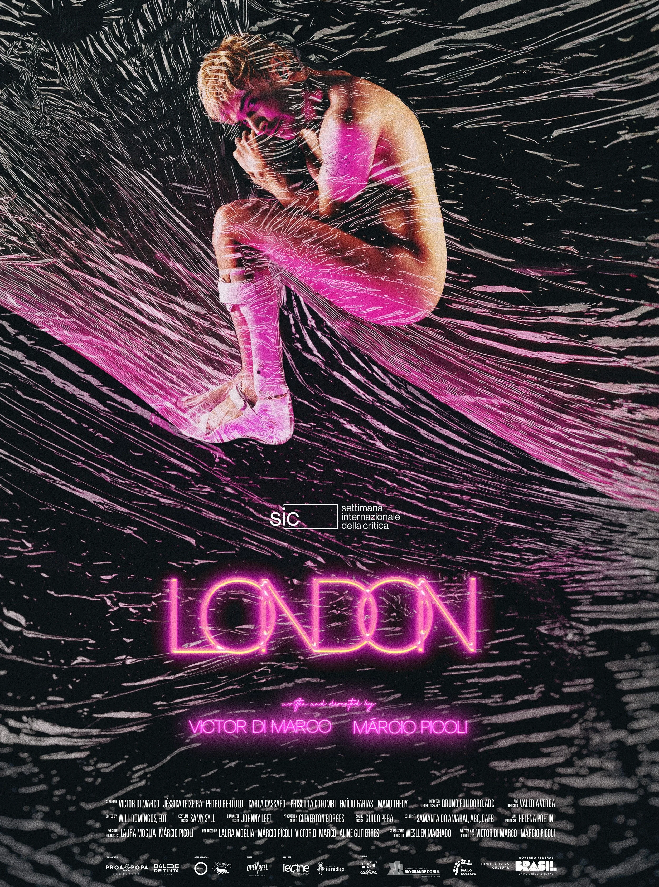 Exclusive Poster Premiere!

Check out the exclusive poster for London, the debut feature by Brazilian filmmakers Victor Di Marco and M&aacute;rcio Picoli, ahead of its World Premiere in the Feature Film Competition of the Venice Film Festival&rsquo;s