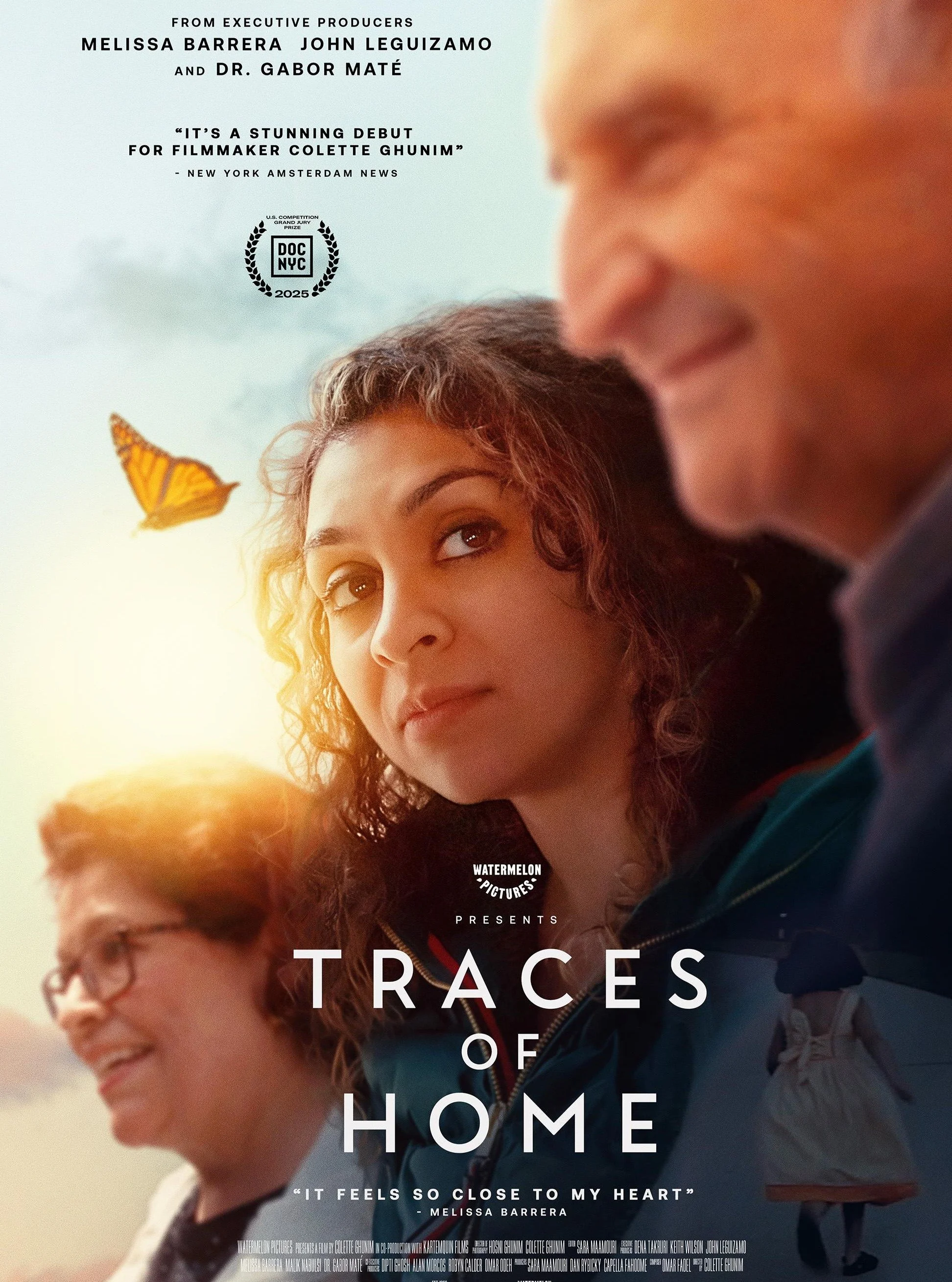 TRACES OF HOME, the acclaimed debut feature by Colette Ghunim, starts its U.S. theatrical release today at the Angelika Film Center in New York City, followed by the Laemmle Monica Film Center in Los Angeles next Friday, September 25, with additional