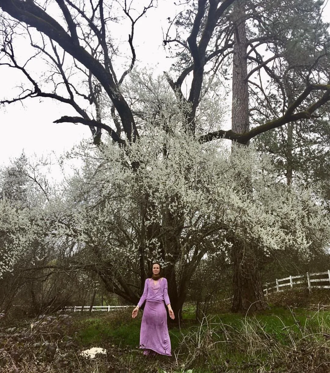 This earth is so special. A sacred home. Fresh water, big oaks and blossoming plum trees. 📸 by @quercuscollective