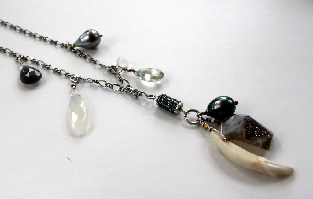 coyote tooth talisman necklace