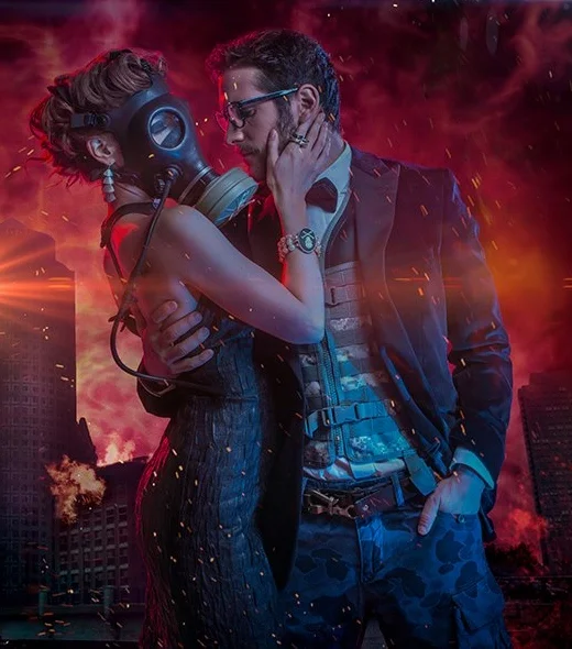 Front cover shot of Boston's Phoenix Magazine's " End of the World " fashion editorial piece. Shot by Mike Pecci