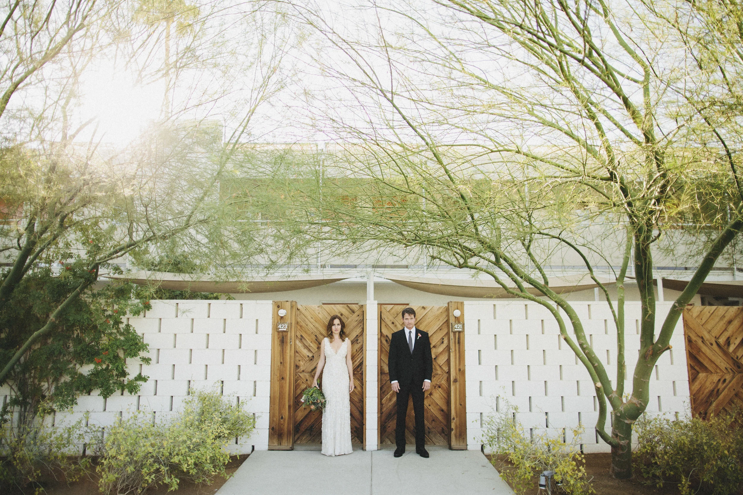 Ace Hotel Palm Springs Real Wedding // Ronny & Mary