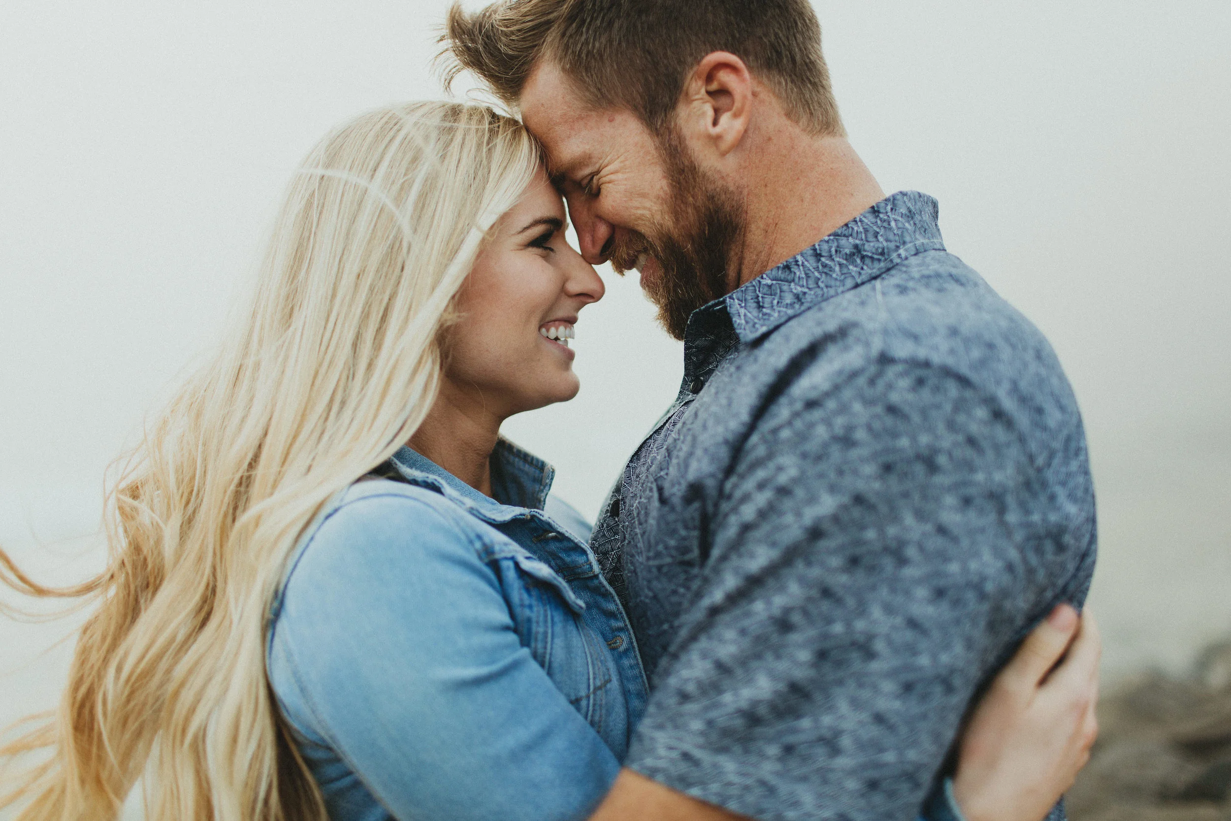 Alanna & Jeremy // Foggy Orange County Engagement