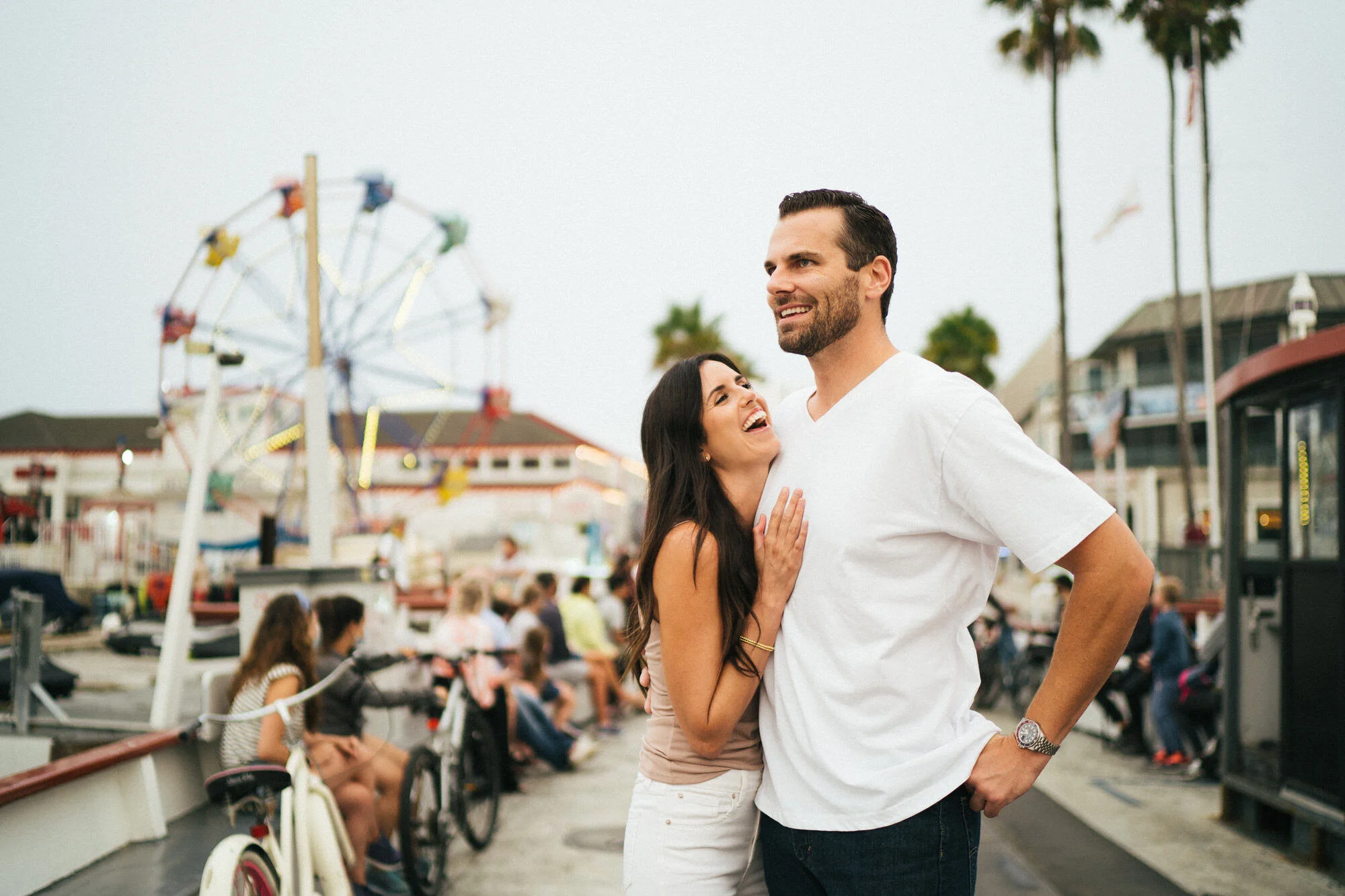 Brianne and Blair // Balboa Newport Beach Engagement