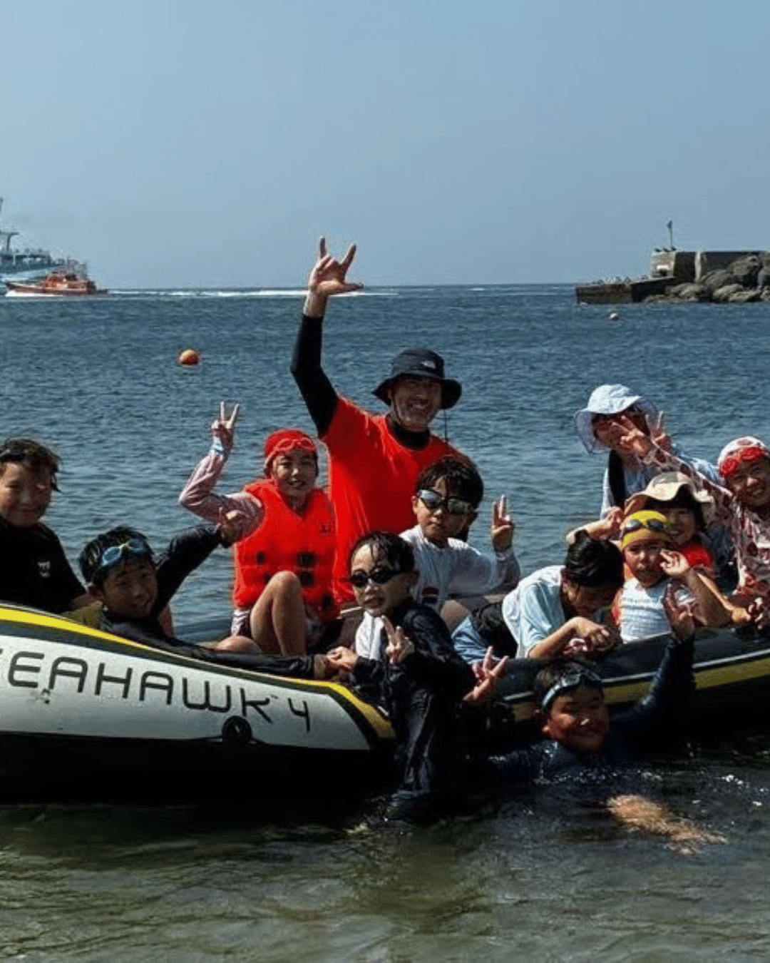 Fun outdoor activities at a kids English summer camp in Okinawa