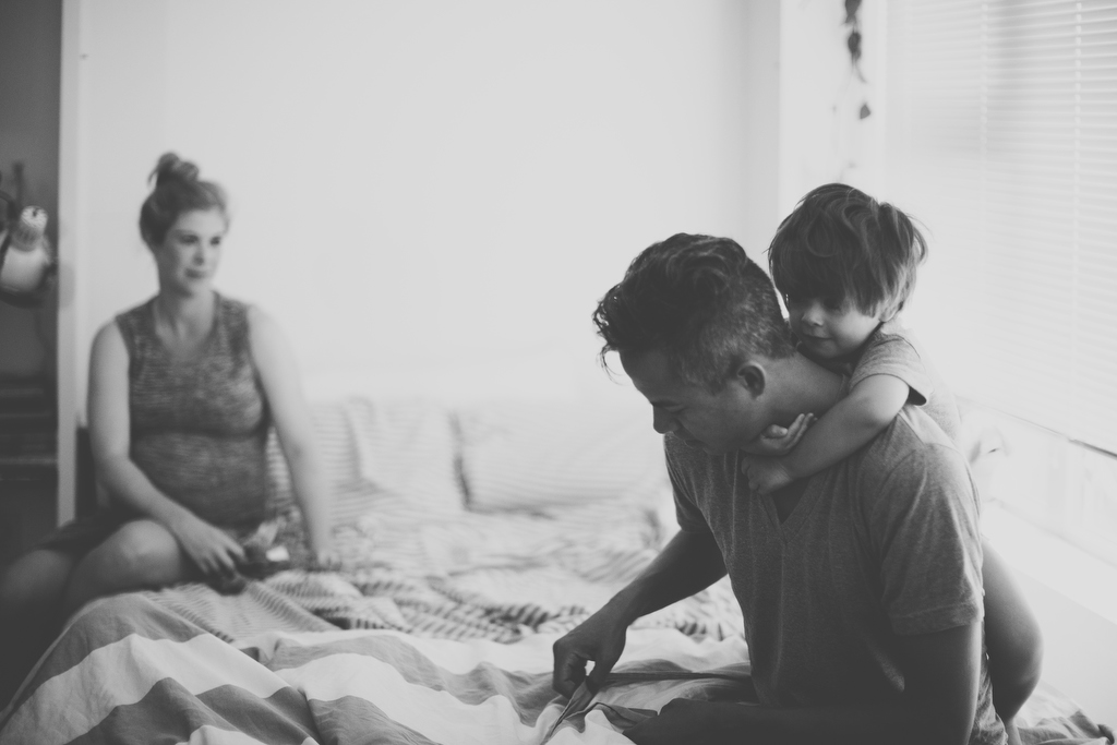 Mornings on our bed