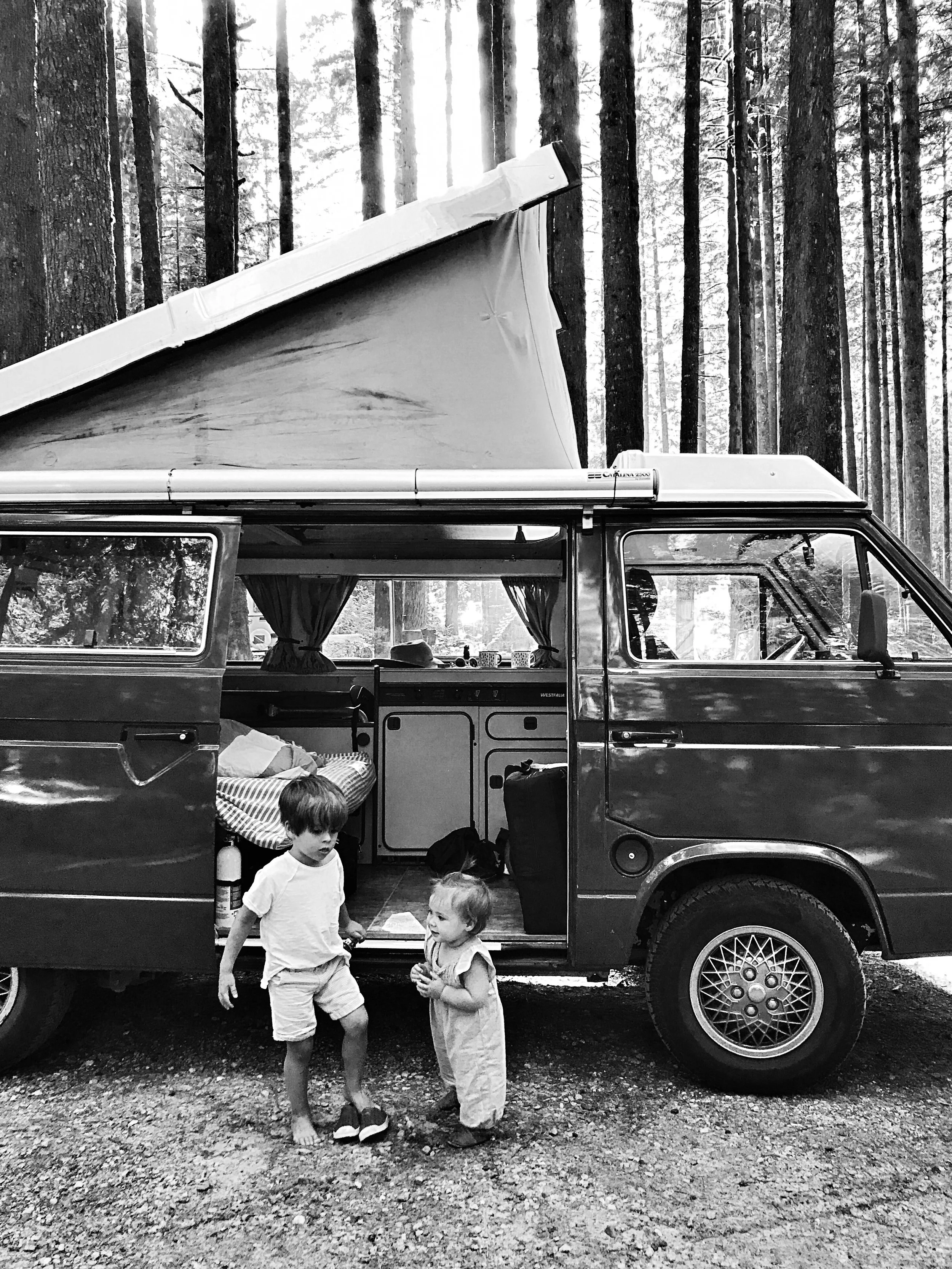 Vanlife: Camping in a Westfalia with a Baby and a Toddler