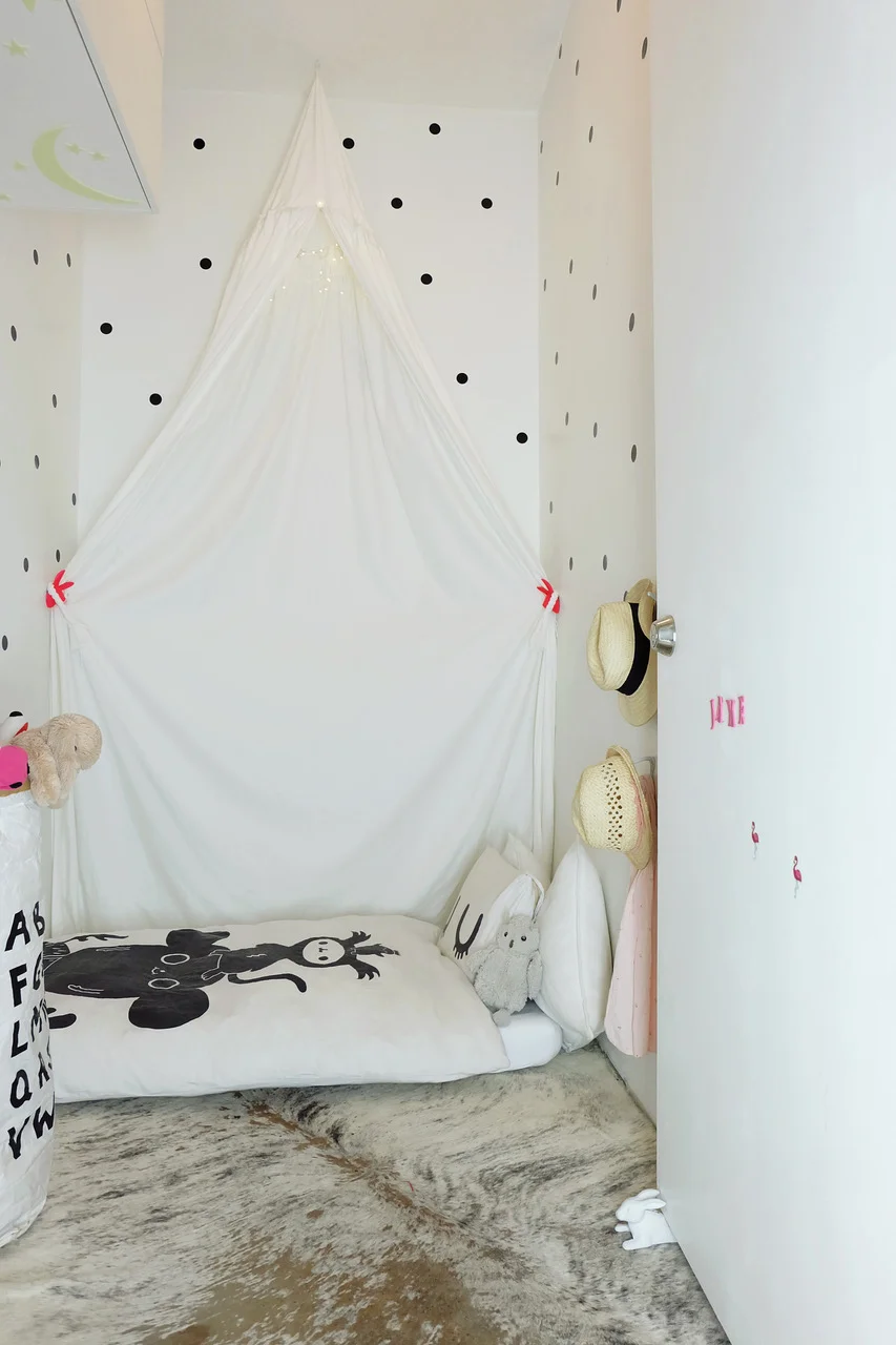 2.5 yr old Jake's room with the bed down Photo: Melissa Mercier