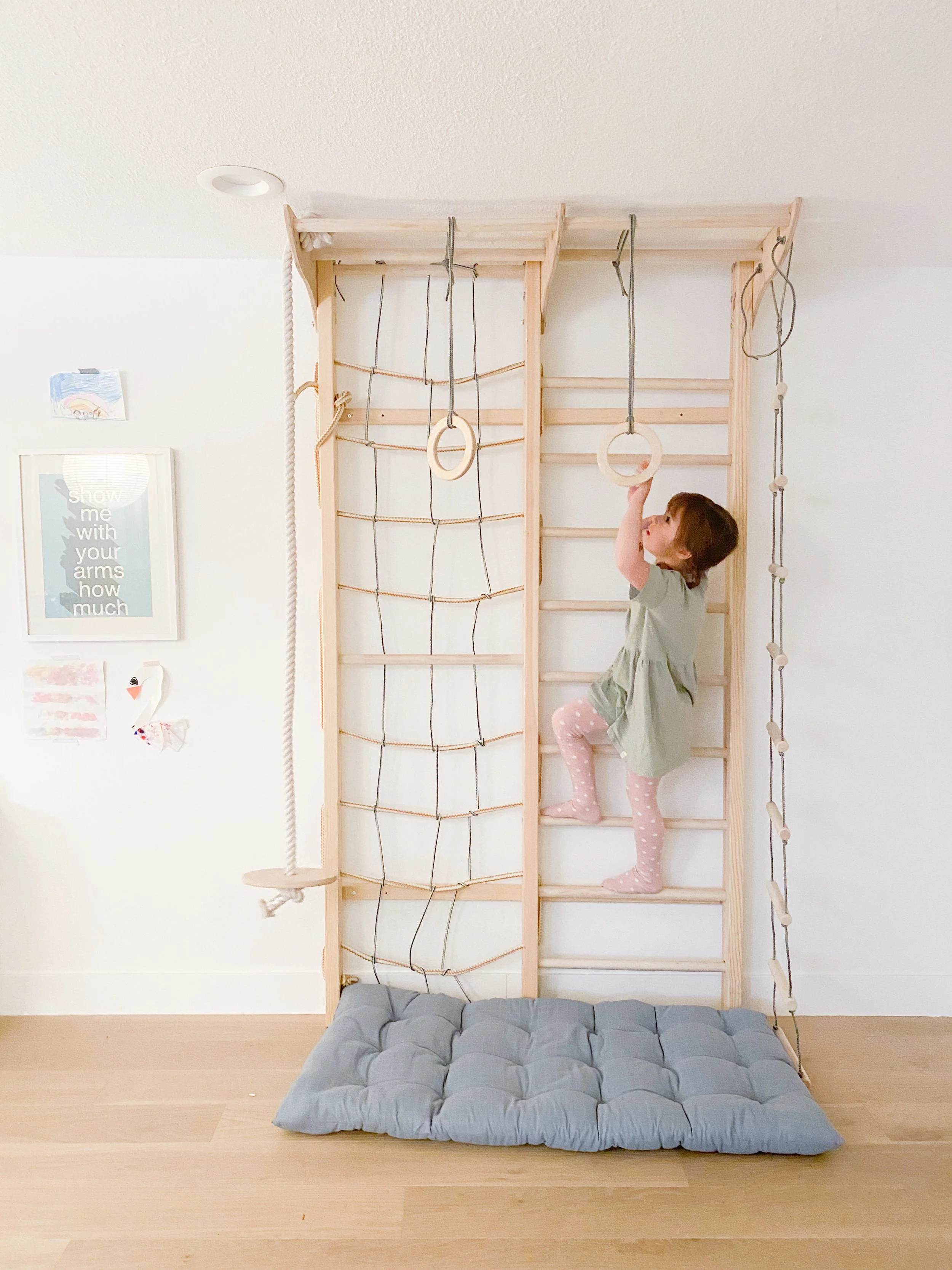 Adding a Play Gym to the Kids Room