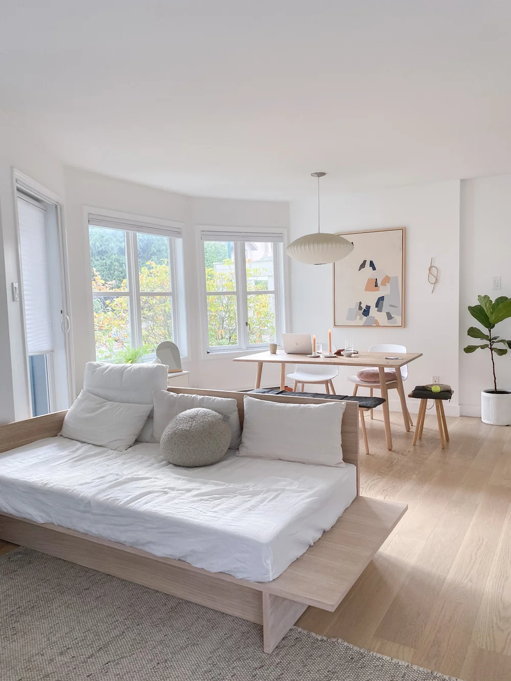 New Custom Sofa Bed For Our Small Living Room — 600sqftandababy