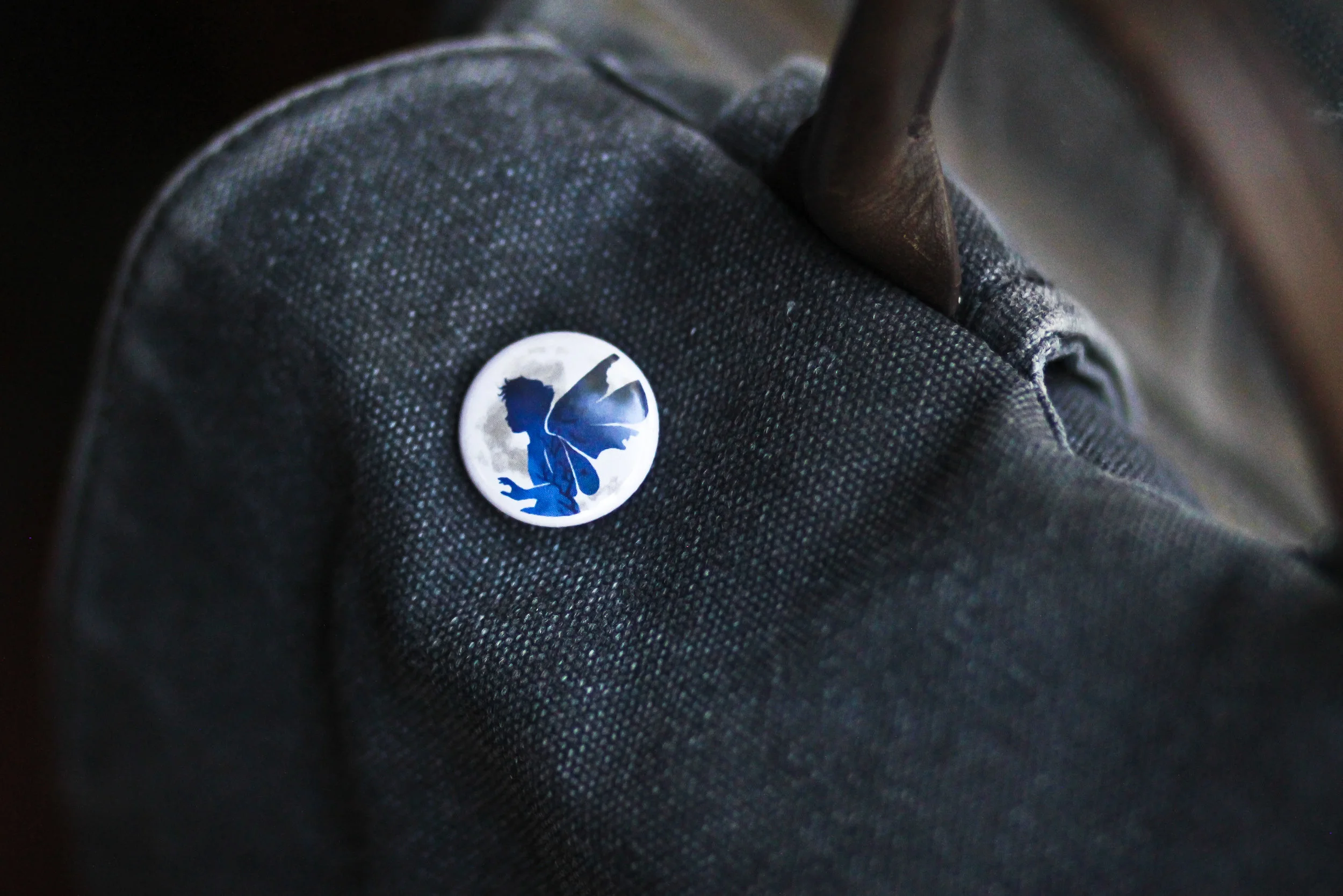 I designed a button that was a gift to our donors.