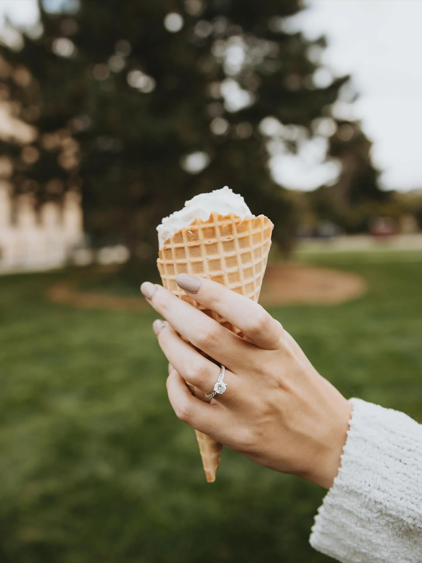 Ice cream anyone?  Making your engagement shoot unique to you and your love is key to having the best time!!