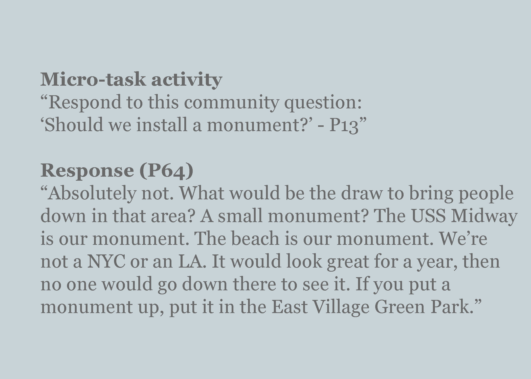 Answer a question