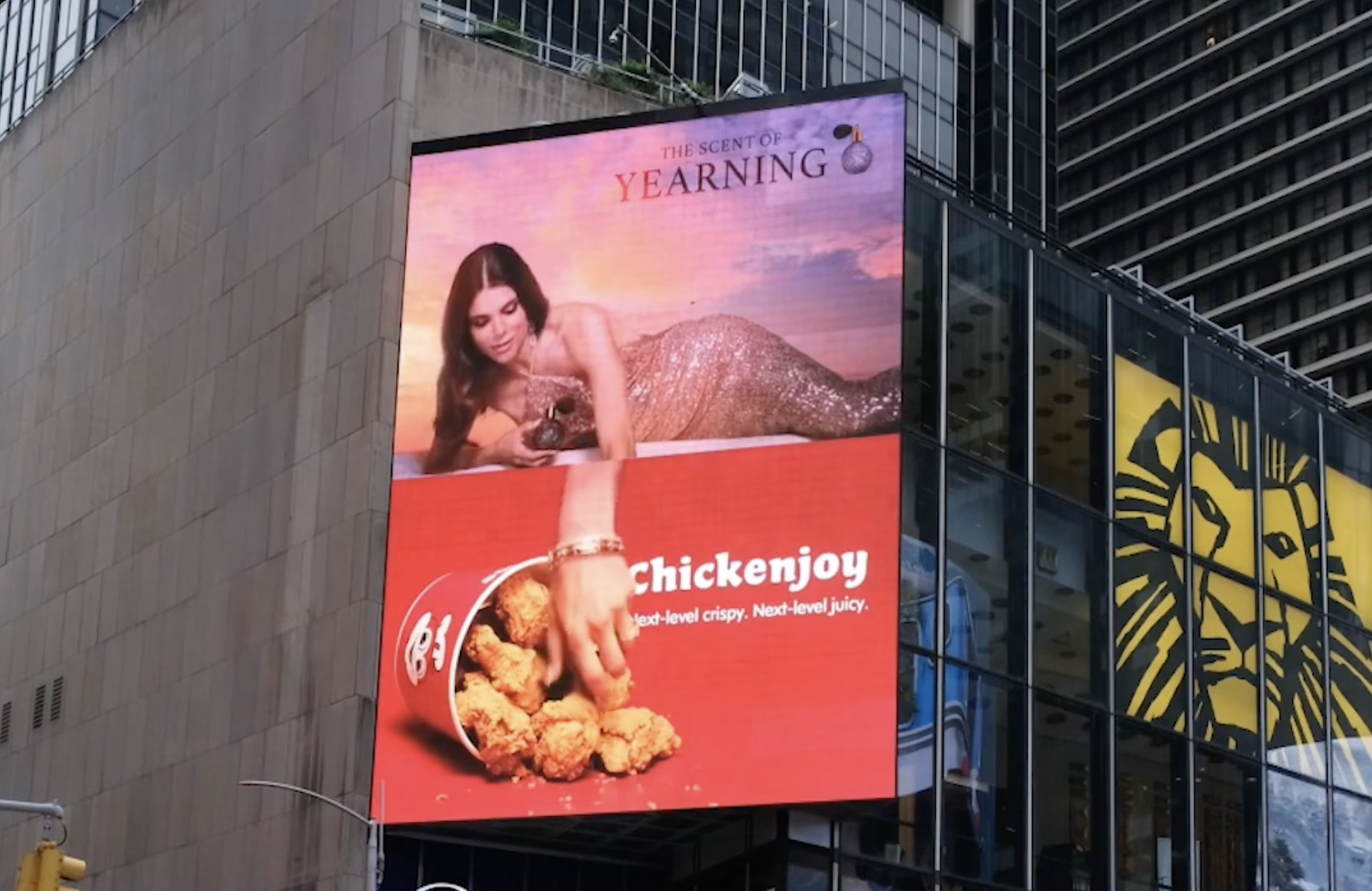 Fake Times Square Billboards