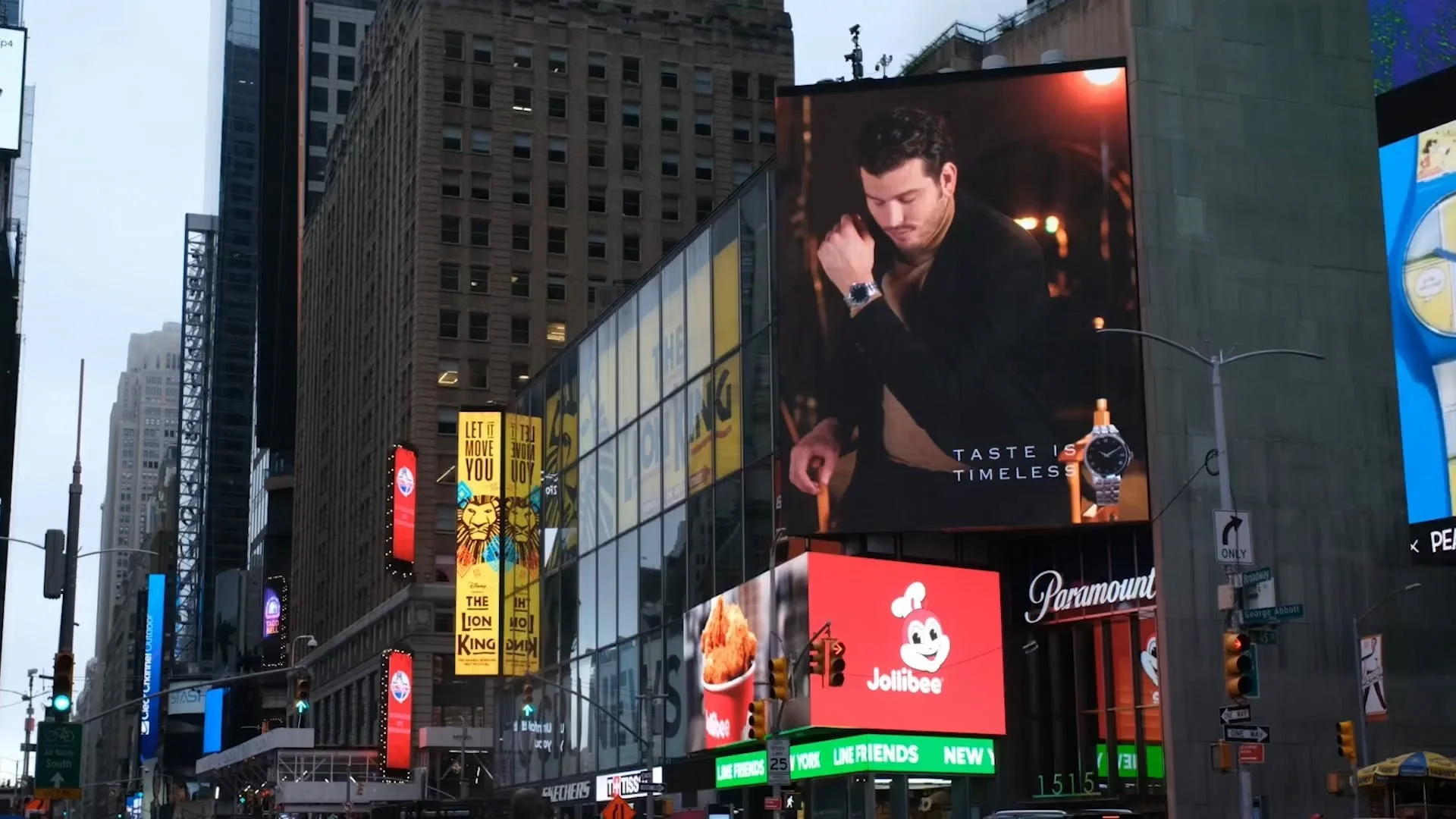 Times Square OOH "Watch Ad"