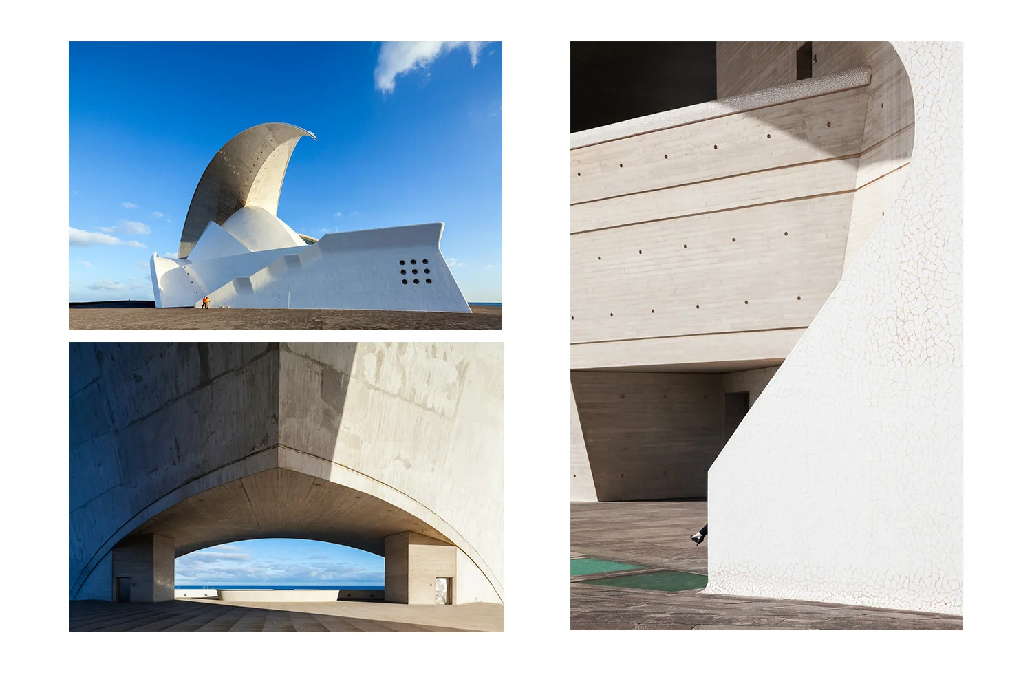 Tenerife Auditorium by Calatrava. Canary Islands, Tenerife. Spain