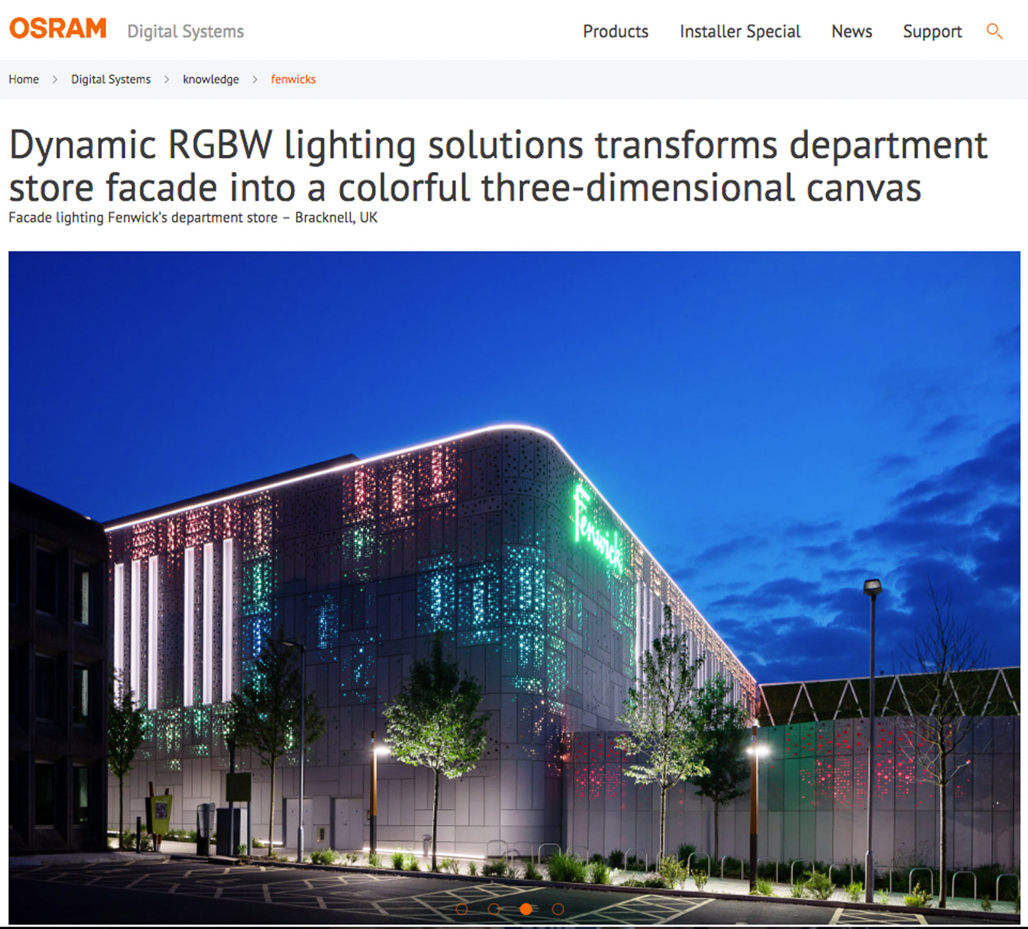 Fenwicks Store - Bracknell - Osram