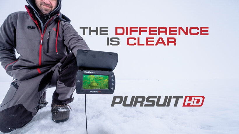 MarCum Technologies' New Pursuit HD Underwater Camera Fits Hole-Hoppers And  The Wheelhouse Crowd — Marshall and Hanson