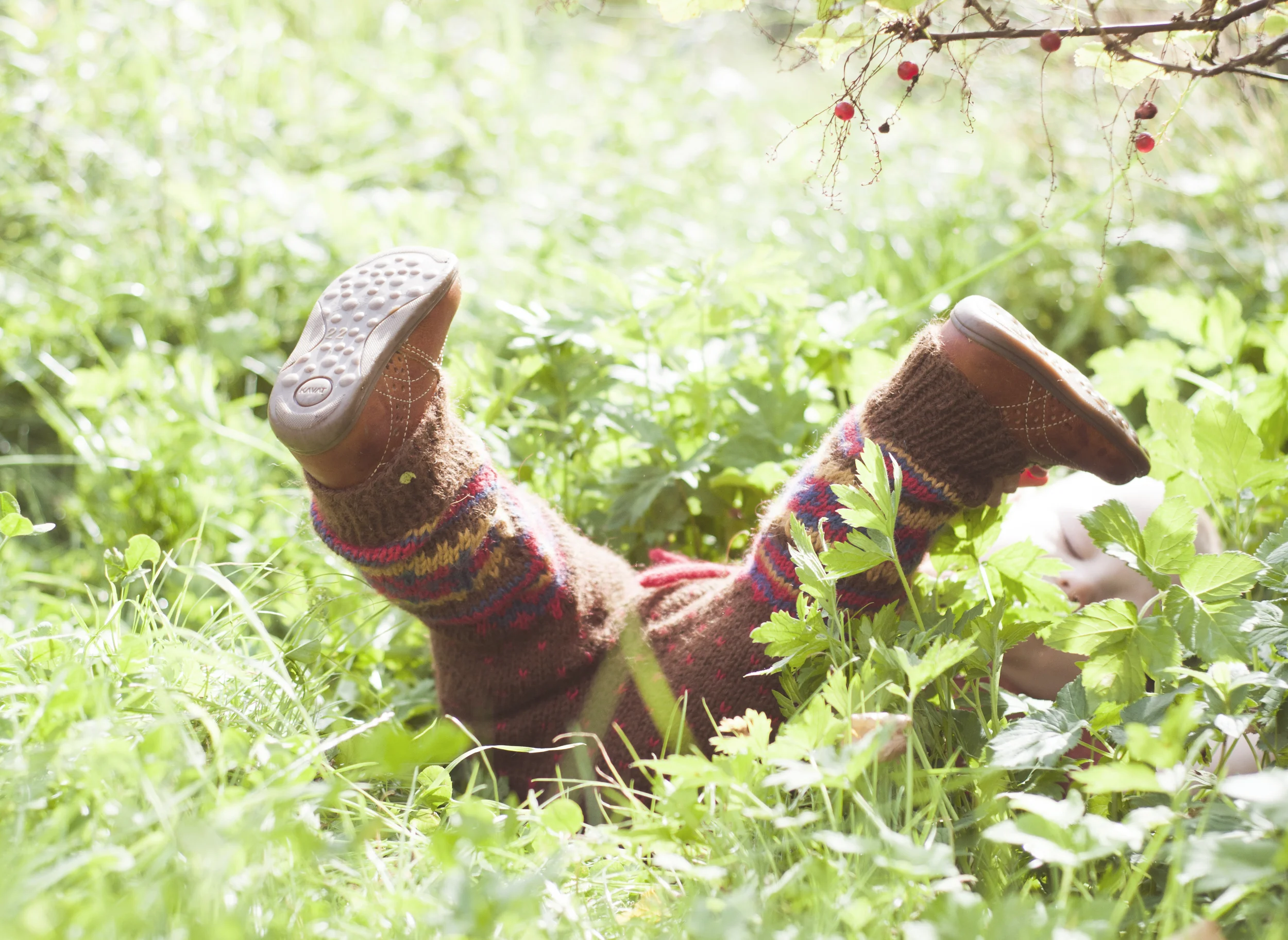 Koftebukse er god og varm - og rask strikk. Inspirasjonen ble funnet på hyttetur, så få ting passer vel bedre?
