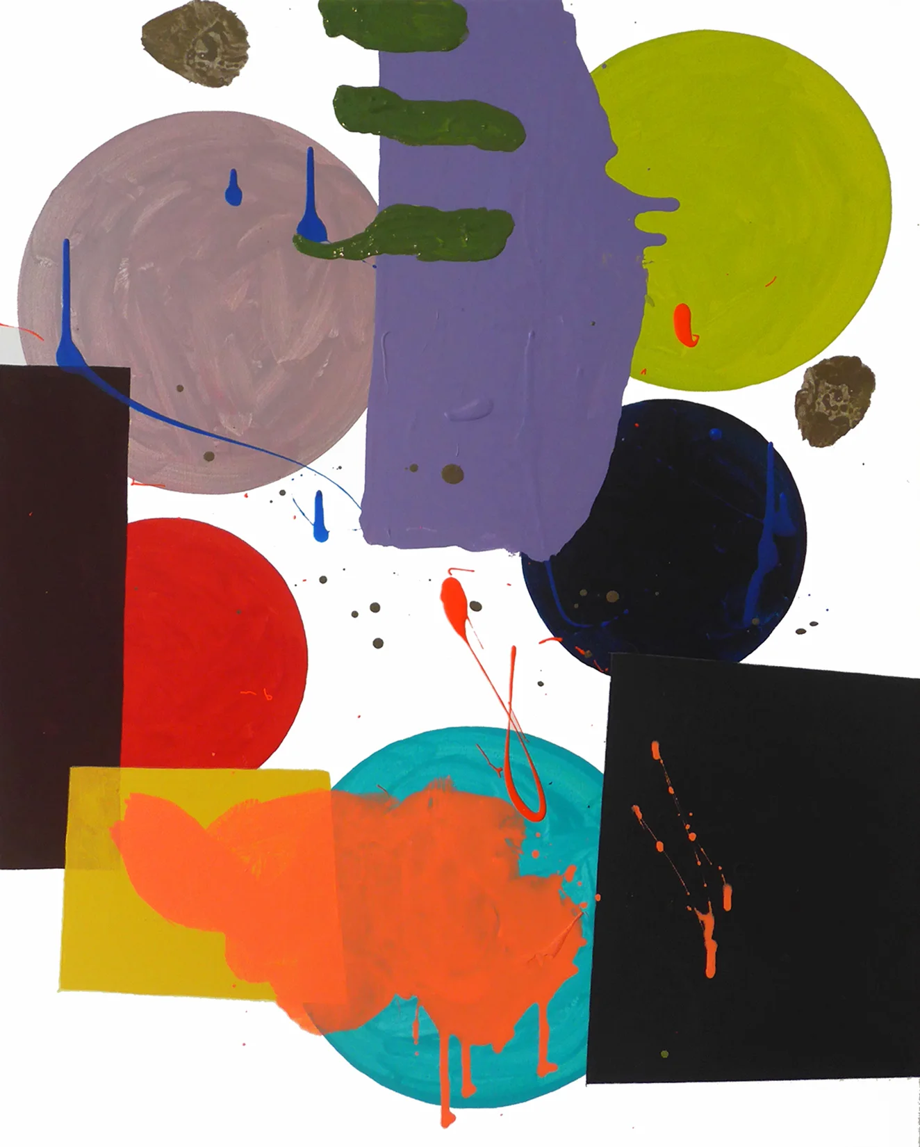 GIGGLE, 2015, mixed media on canvas, 81x65cm, private collection